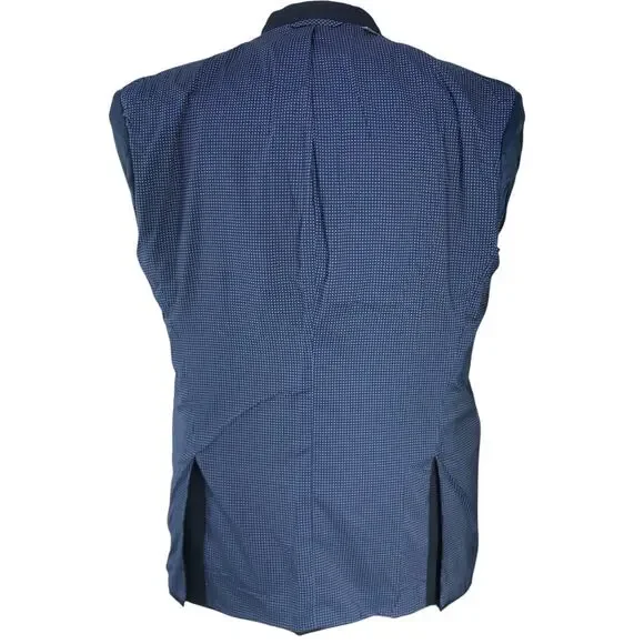 Michael Kors Mens Size 42L Blazer Jacket Sport Coat Navy Blue Metal Buttons